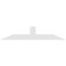 Ekena Millwork Portland Architectural Grade PVC Gable Bracket, 72"W x 15"H x 2"D x 6"F, 5/12 Pitch GBP072X15X0206POR00 - alternate 3